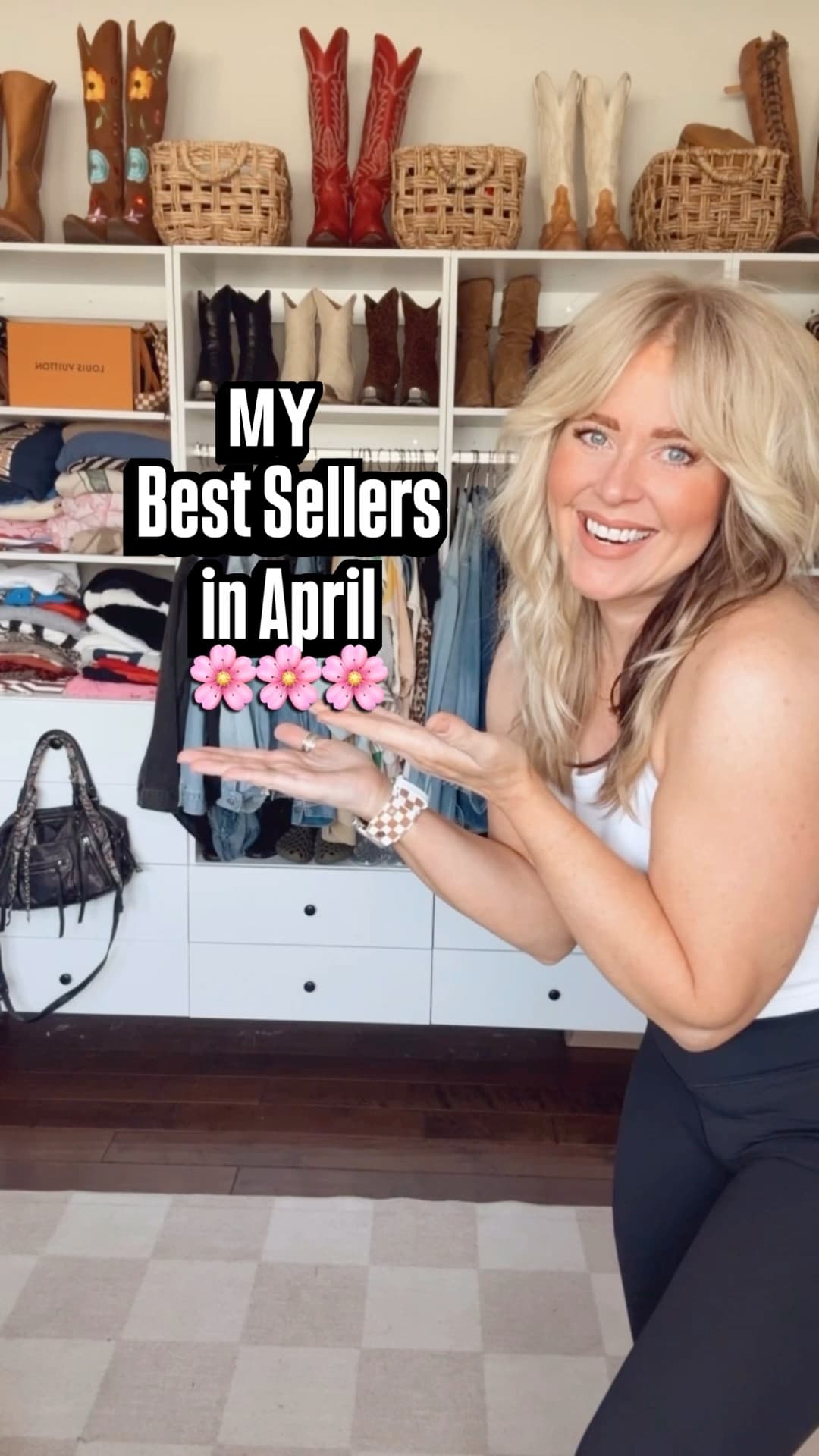 Best sellers in April 🌸I have the sizes of everything on my reel.