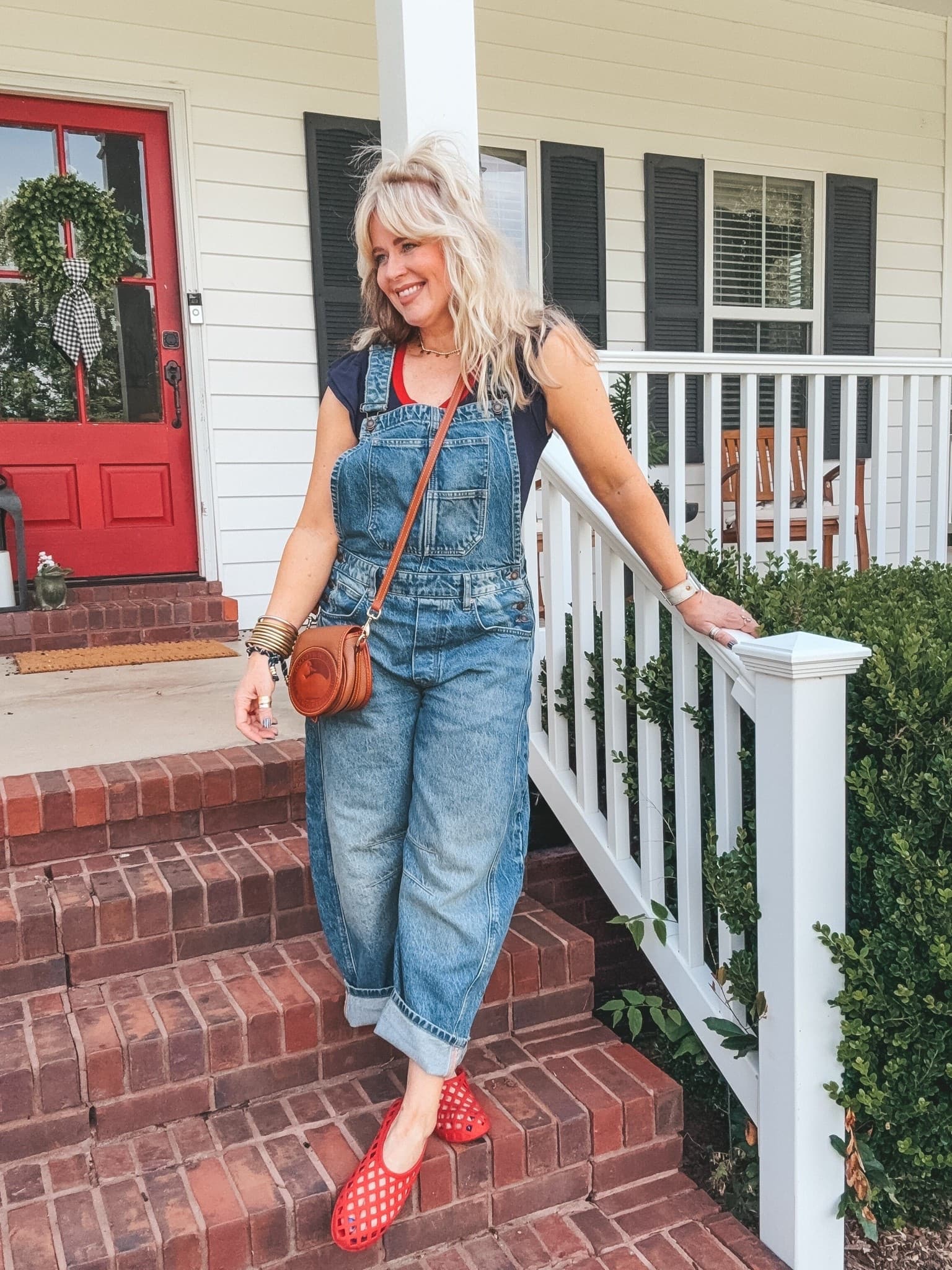 I love these overalls…seriously wear them all the time.