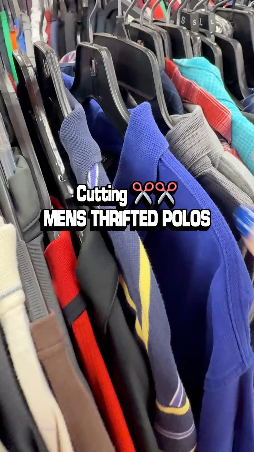 Love to cut men’s polos!