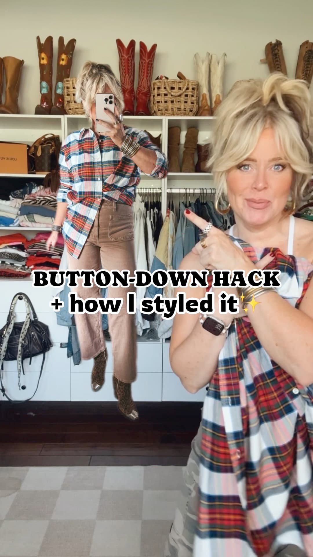 I love a button down and the men’s section always has good ones especially in the fall and winter!