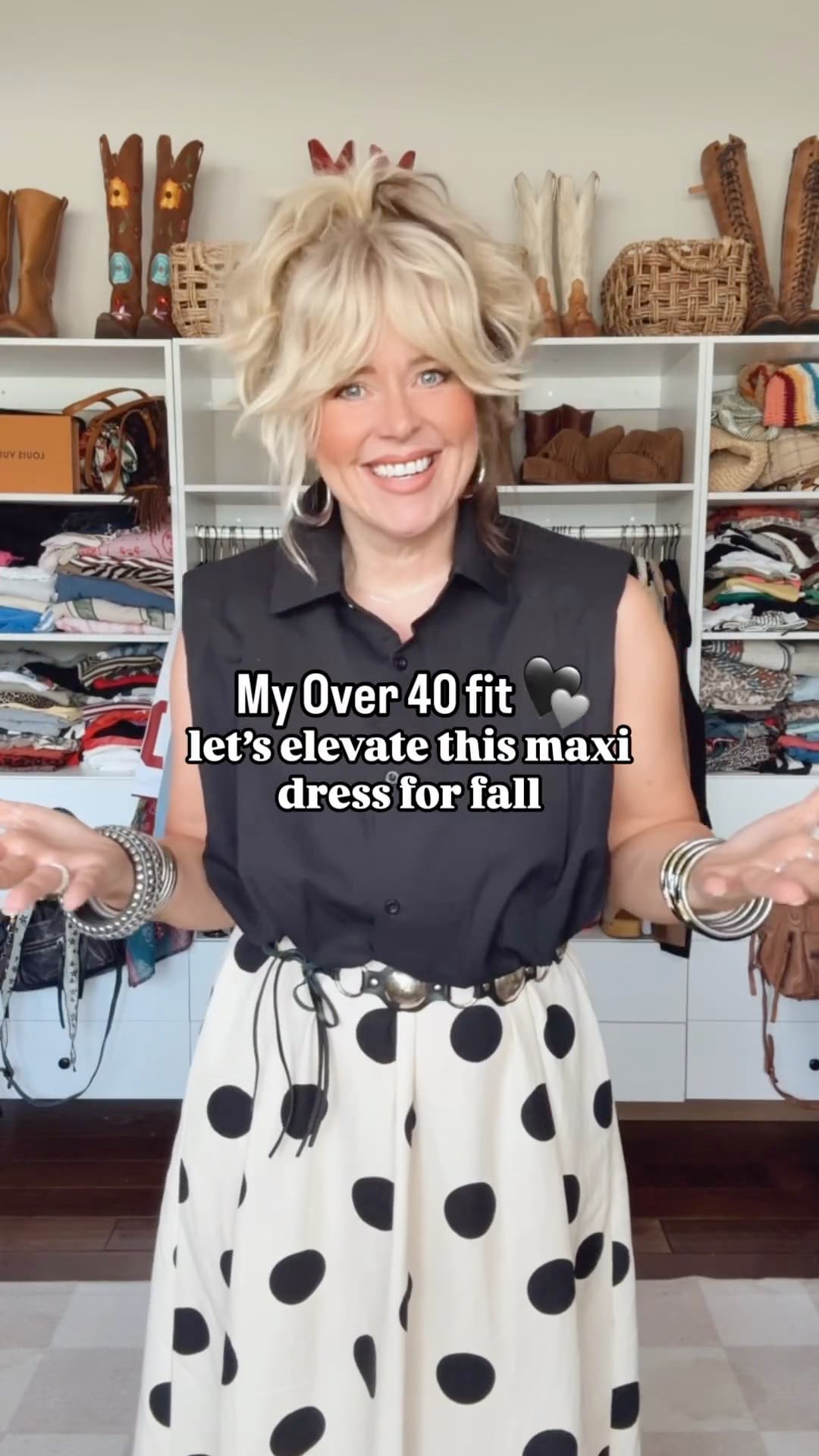 This polka dot dress is the best!